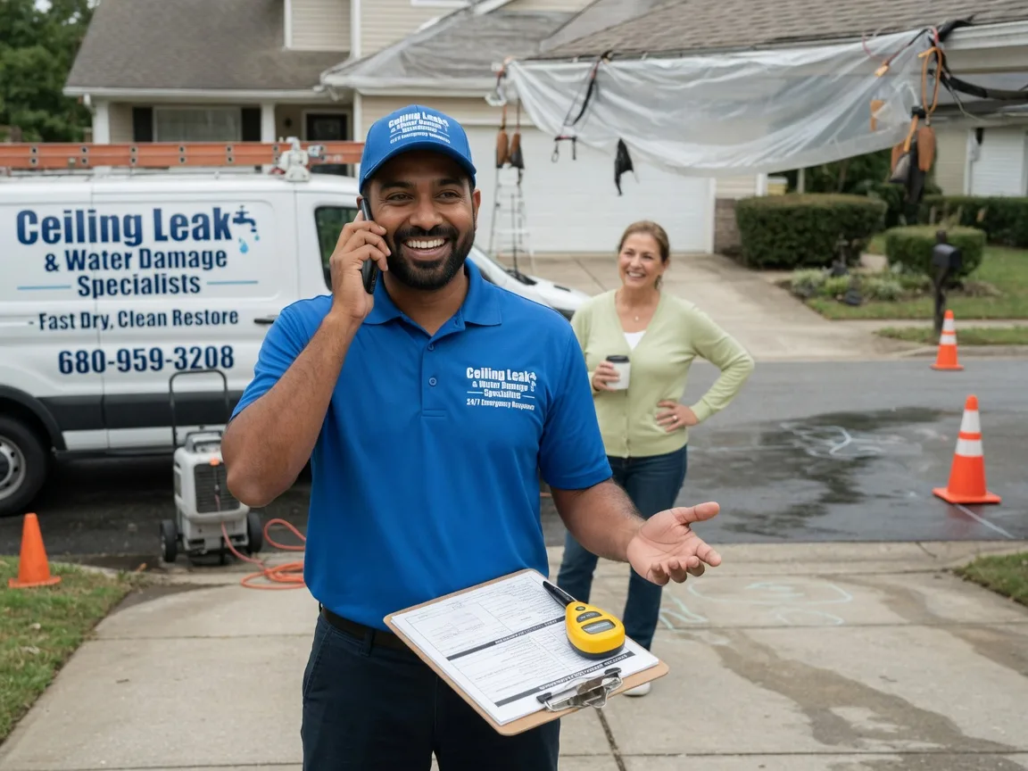 Ceiling Leak Cleanup Mount Union, PA FAQs